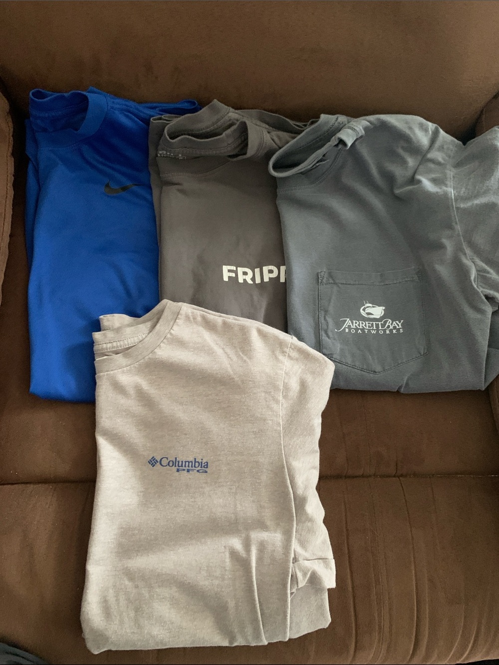 Mixed Logo Tee Bundle - Blue, Gray, Charcoal, Navy